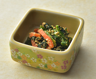 法蓮草の胡麻和え